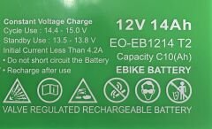 12 Volt Araç Aküsü (Tek Çıkışlı) 14 Amper Yüksek Kapasiteli Jel Akü