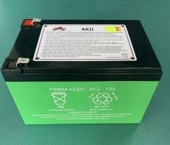 12 Volt 9 Amper Akü